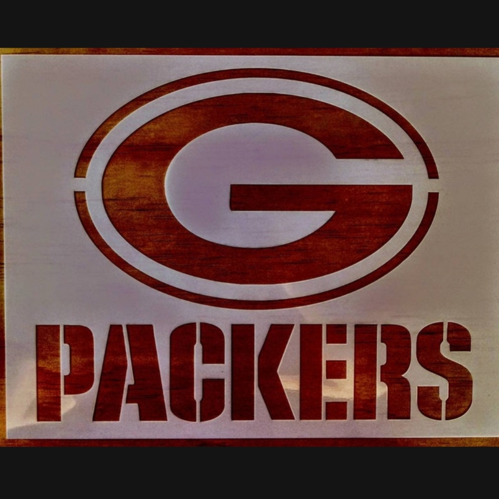 Packers stencil 9x12